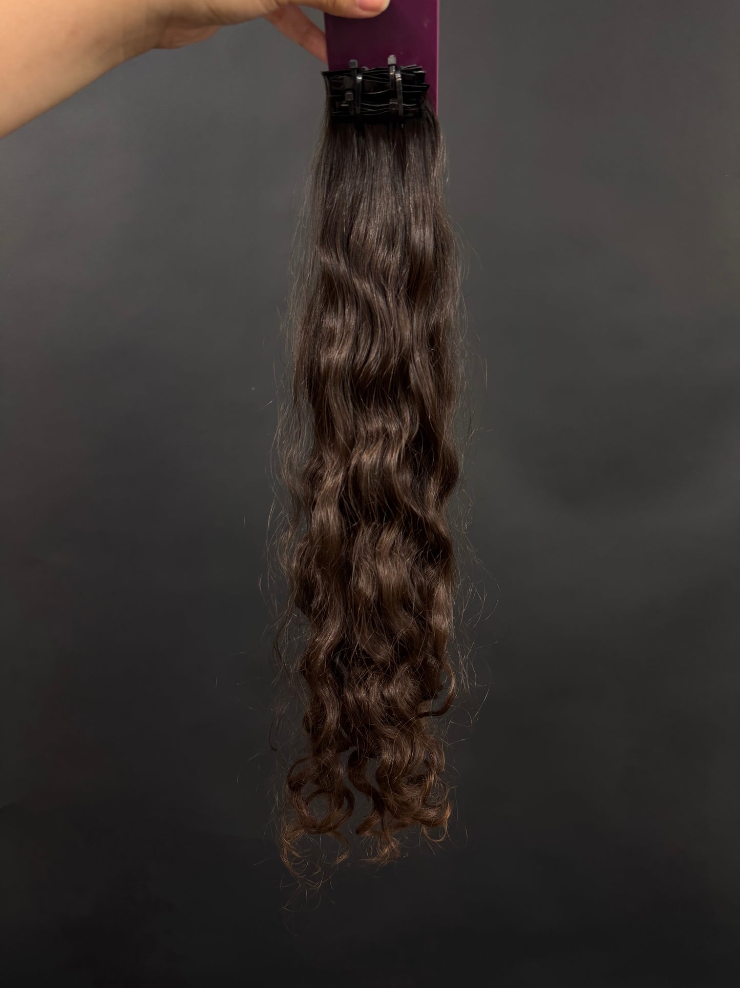 PRE-BONDED VIRGIN SLAVIC CURLY 45cm : 64g
