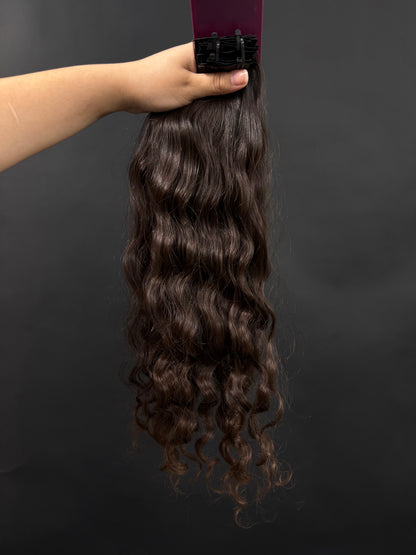 PRE-BONDED VIRGIN SLAVIC CURLY 45cm : 64g