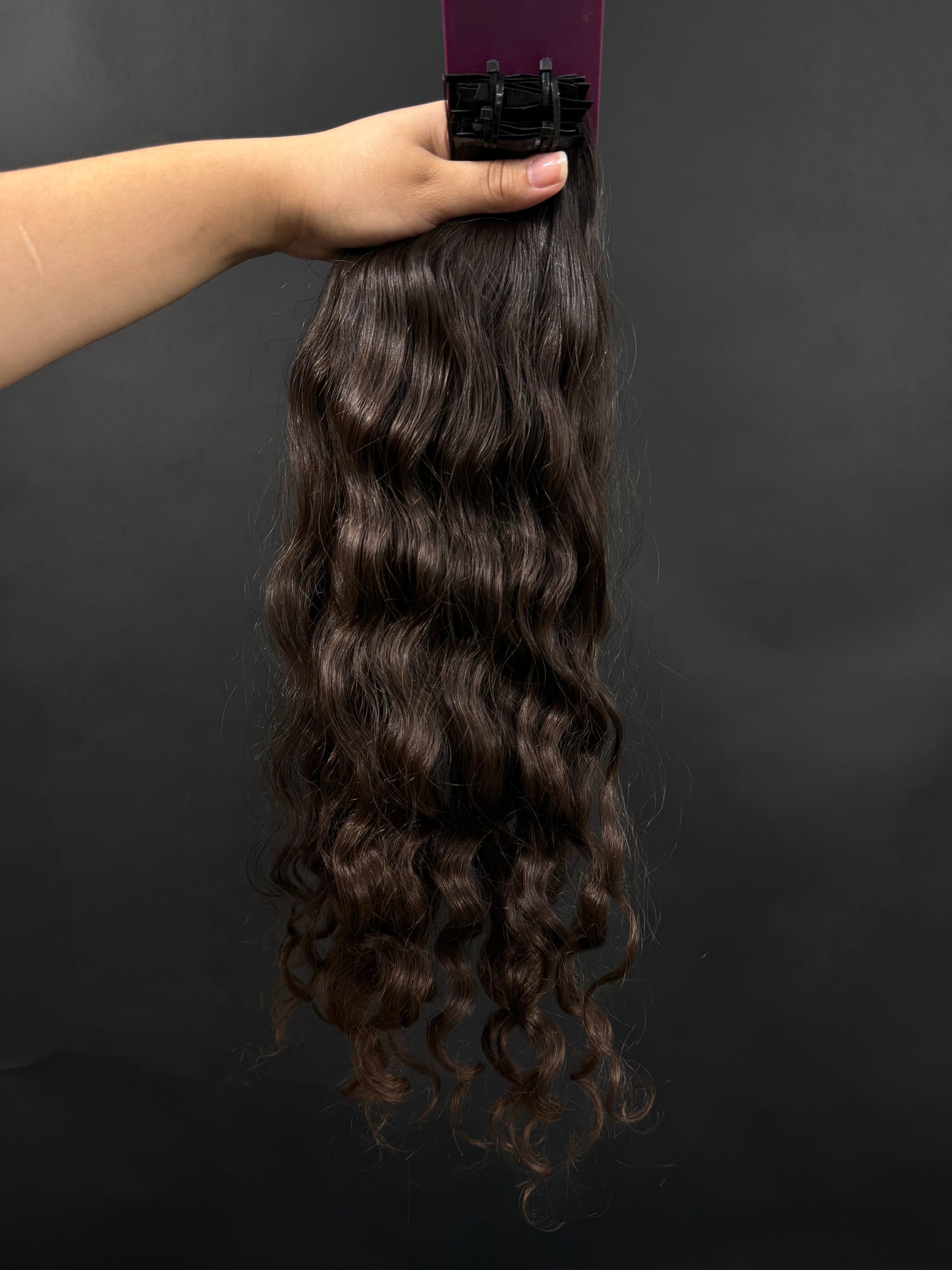 PRE-BONDED VIRGIN SLAVIC CURLY 45cm : 64g