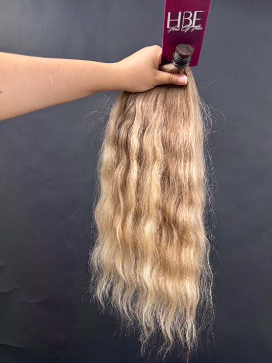 BULK COLORED SLAVIC SLIGHT WAVE 50cm : 116g