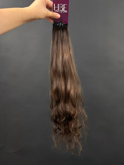 PRE-BONDED VIRGIN SLAVIC CURLY/DEEP WAVE 52cm : 71g