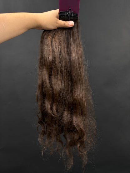 PRE-BONDED VIRGIN SLAVIC CURLY/DEEP WAVE 52cm : 71g