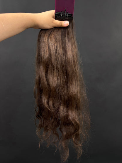 PRE-BONDED VIRGIN SLAVIC CURLY/DEEP WAVE 52cm : 71g