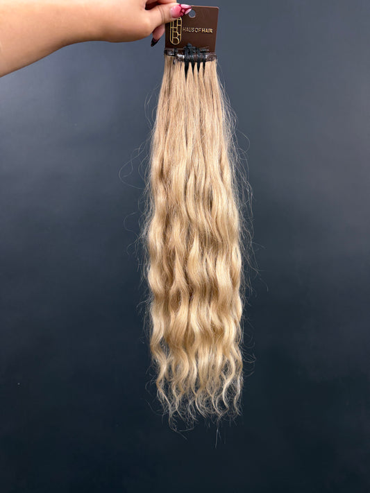 PRE-BONDED COLORED SLAVIC WAVY STRAIGHT 44cm : 102g