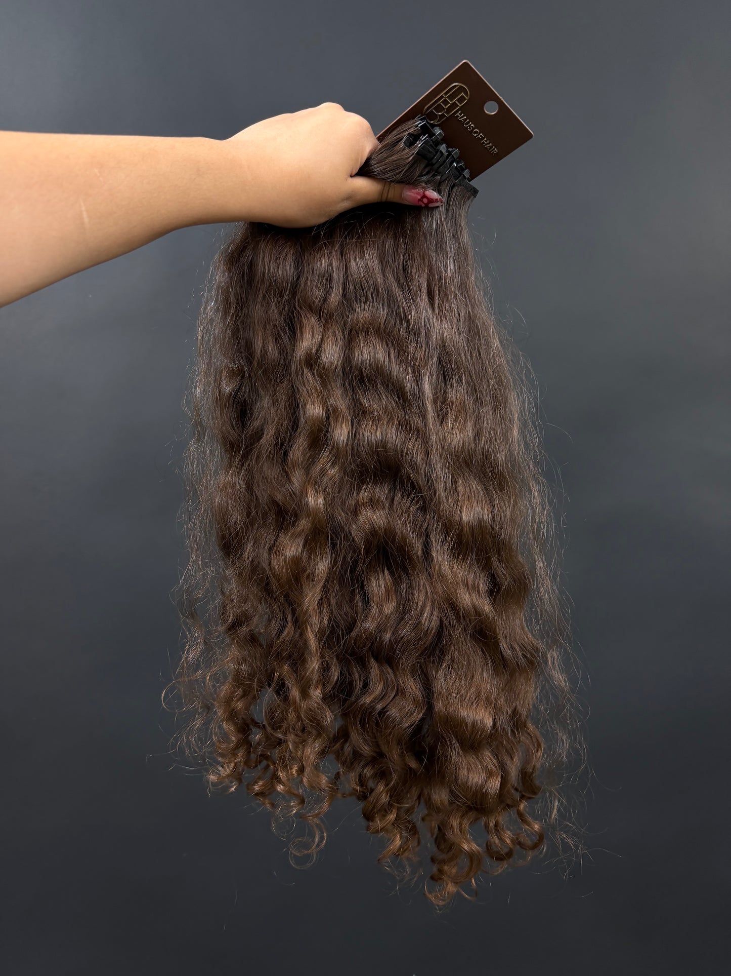 PRE-BONDED VIRGIN SLAVIC CURLY 46cm : 113g