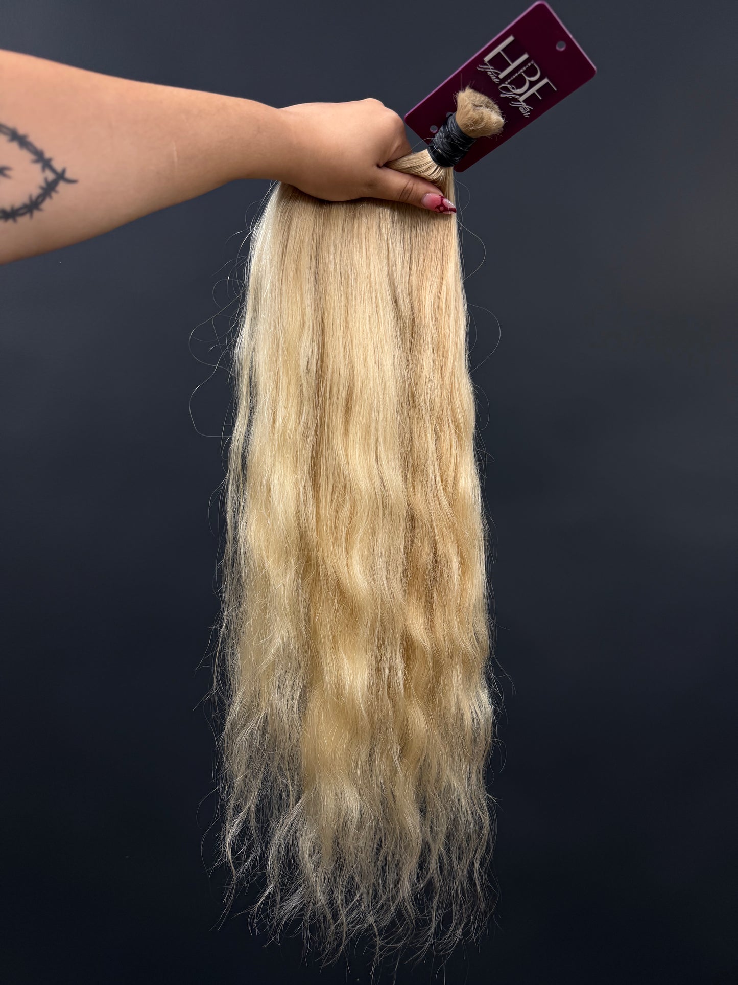 BULK COLORED SLAVIC WAVY 65cm : 140g