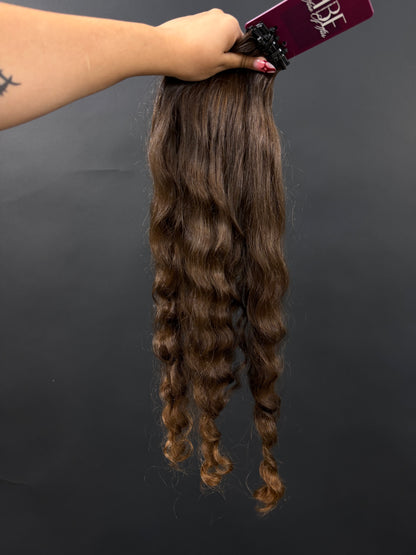 PRE-BONDED VIRGIN SLAVIC CURLY 61cm : 73g