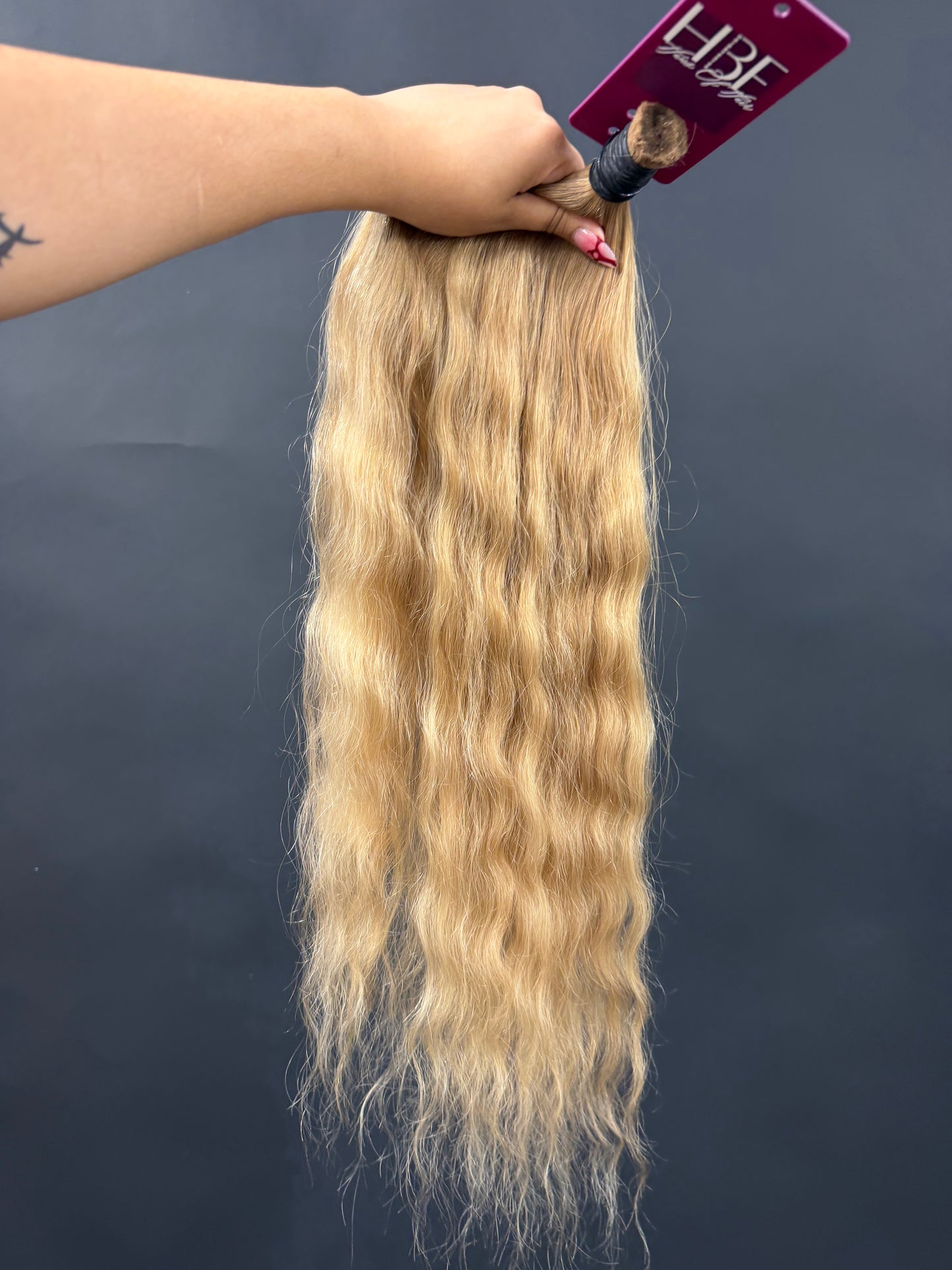 BULK COLORED SLAVIC WAVY 64cm : 136g
