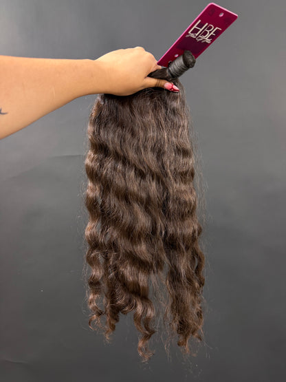 BULK VIRGIN SLAVIC DEEP WAVE CURLY 52cm : 142g