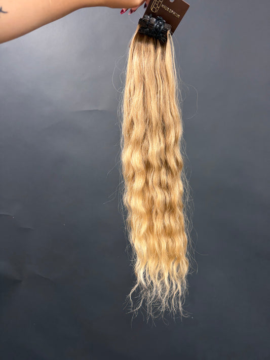 PRE-BONDED COLORED SLAVIC WAVY STRAIGHT 54cm : 103g