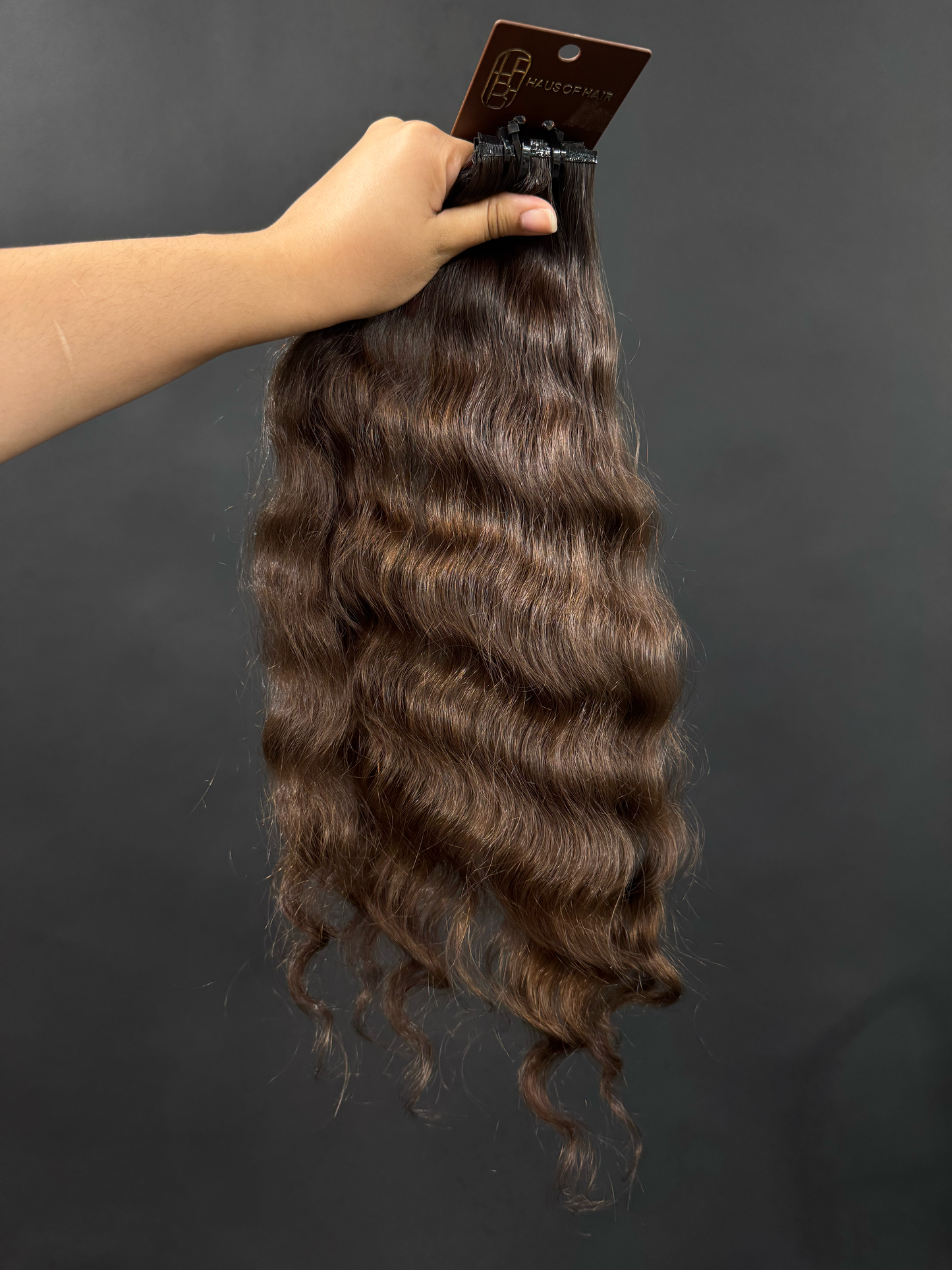 PRE-BONDED VIRGIN SLAVIC CURLY 44cm : 53g