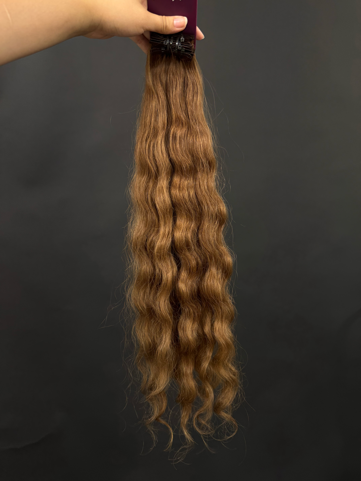 PRE-BONDED COLORED SLAVIC CURLY 52cm :88g