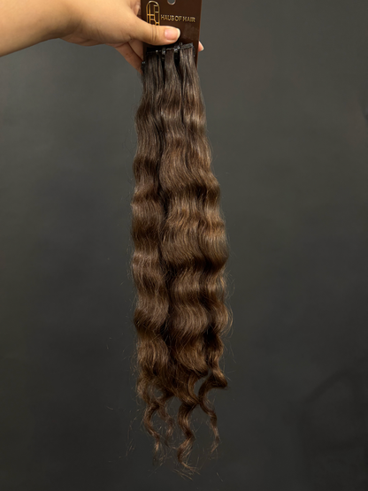 PRE-BONDED VIRGIN SLAVIC CURLY 44cm : 53g