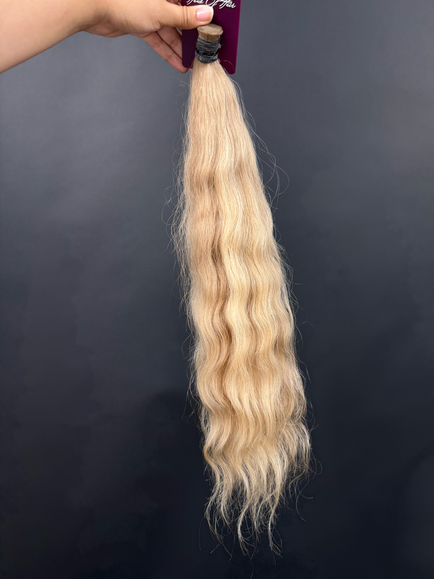BULK COLORED SLAVIC WAVY 52cm : 110g