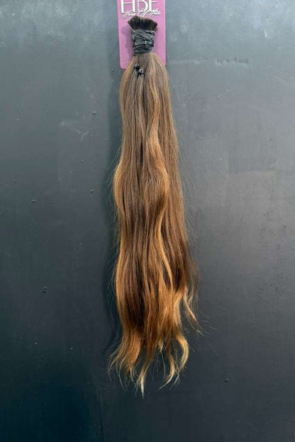 BULK VIRGIN SLAVIC SRAIGHT SLIGHT BODY WAVE 45cm : 100g