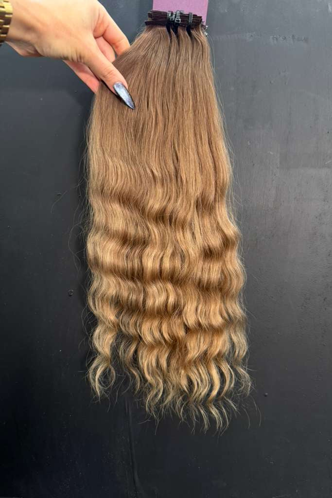 PRE-BONDED COLORED SLAVIC DEEP WAVE 46cm : 81g