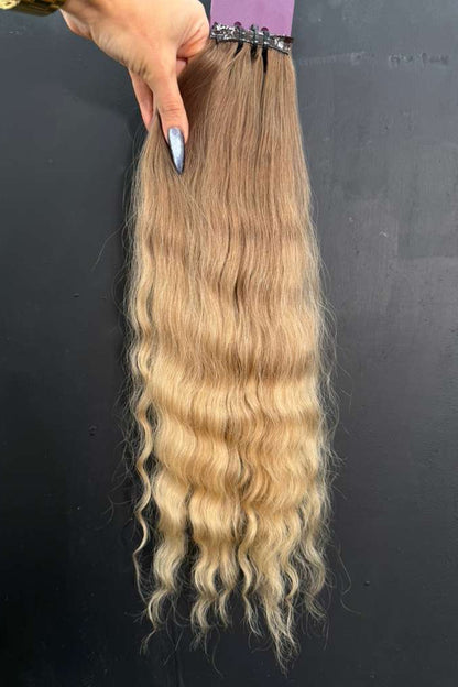 PRE-BONDED COLORED SLAVIC DEEP WAVE 47cm : 48g