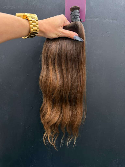 BULK VIRGIN SLAVIC SRAIGHT SLIGHT WAVE 46cm : 99g