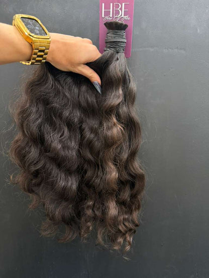 BULK VIRGIN SLAVIC DEEP WAVE CURLY 47cm : 182g