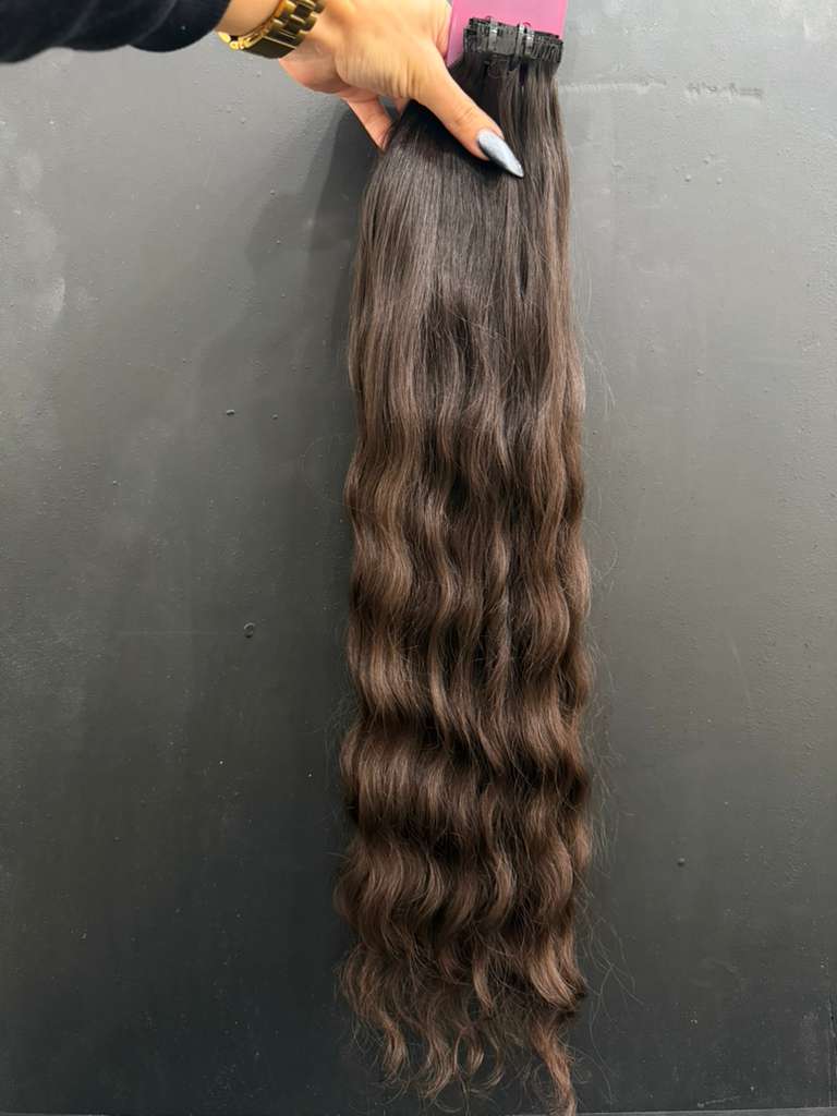 PRE-BONDED VIRGIN SLAVIC DEEP WAVE CURLY 60cm : 60g