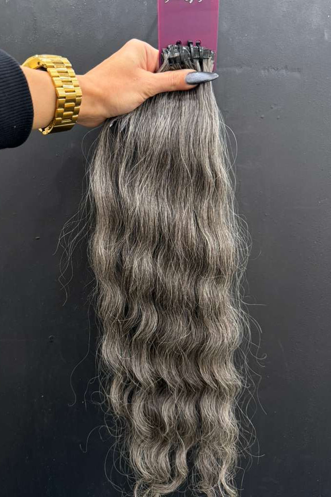 PRE-BONDED VIRGIN SLAVIC CURLY 58cm : 41g