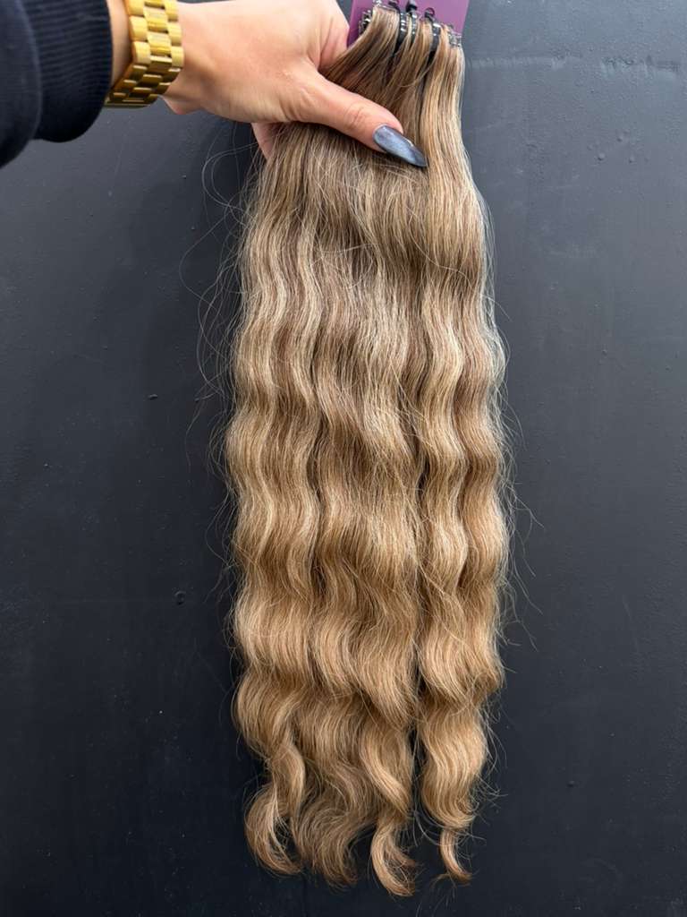 PRE-BONDED COLORED SLAVIC DEEP WAVE CURLY 53cm : 57g