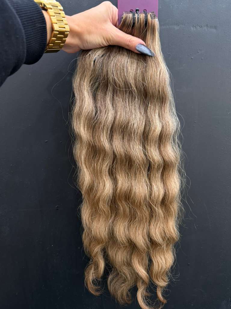 PRE-BONDED COLORED SLAVIC DEEP WAVE CURLY 53cm : 57g