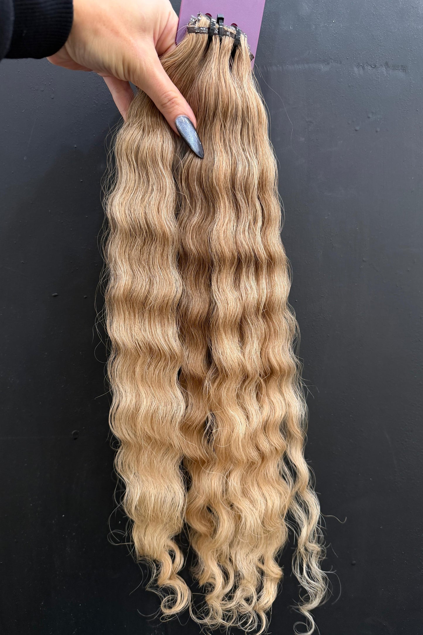 PRE-BONDED COLORED SLAVIC CURLY 48cm : 42g