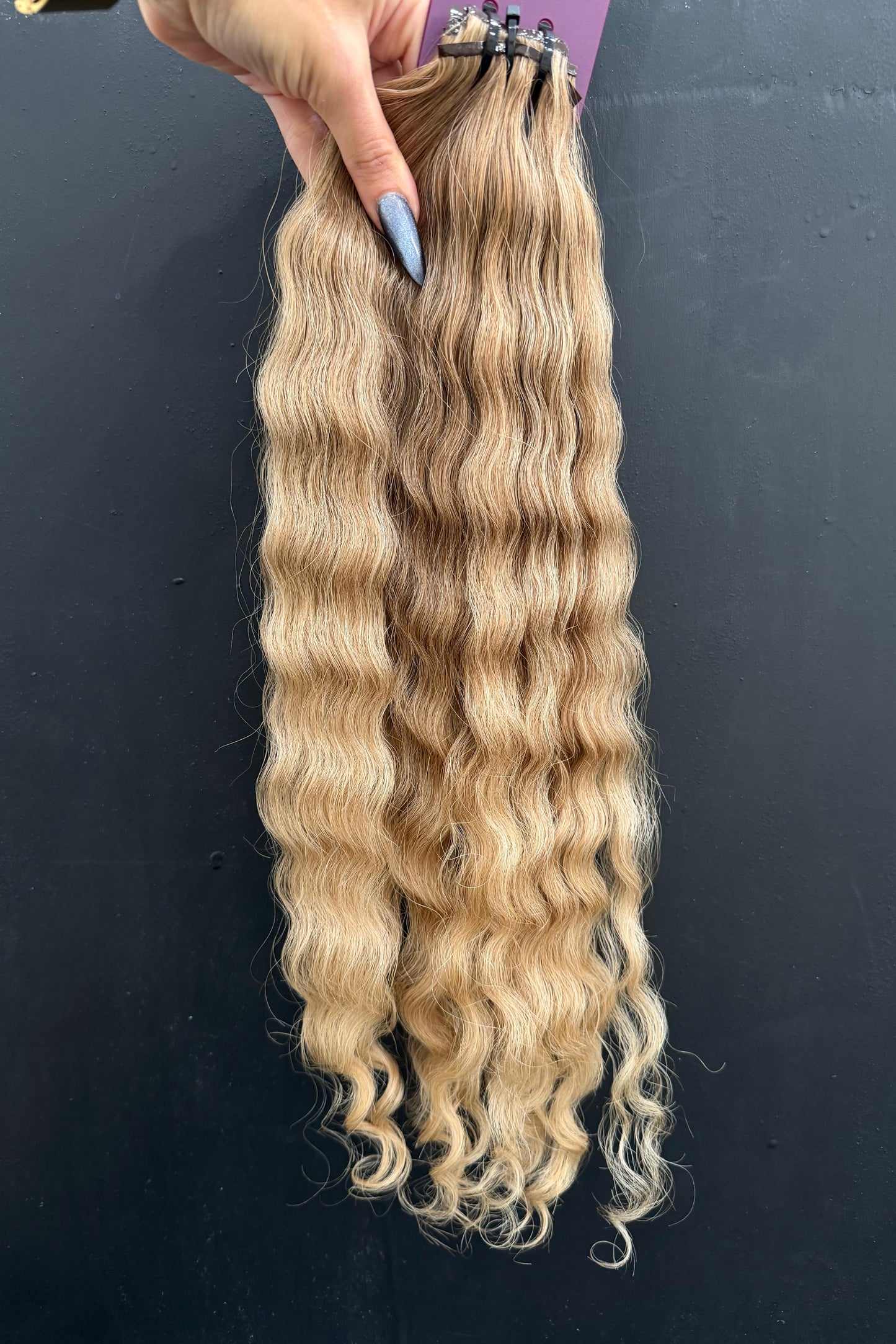 PRE-BONDED COLORED SLAVIC CURLY 48cm : 42g