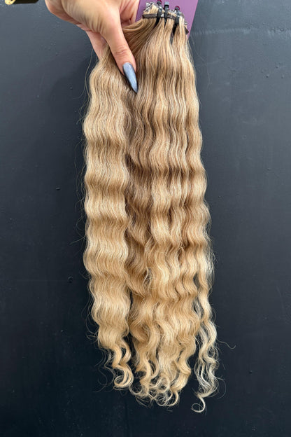 PRE-BONDED COLORED SLAVIC CURLY 48cm : 42g