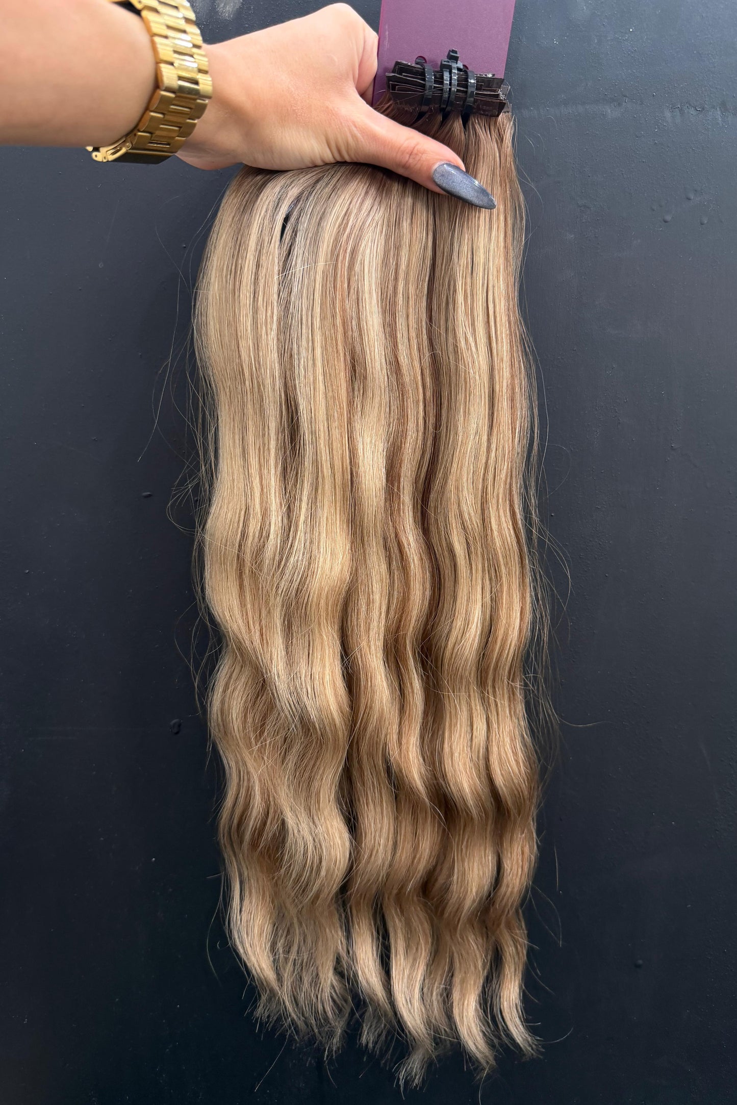 PRE-BONDED COLORED SLAVIC SLIGHT WAVE 51cm : 62g