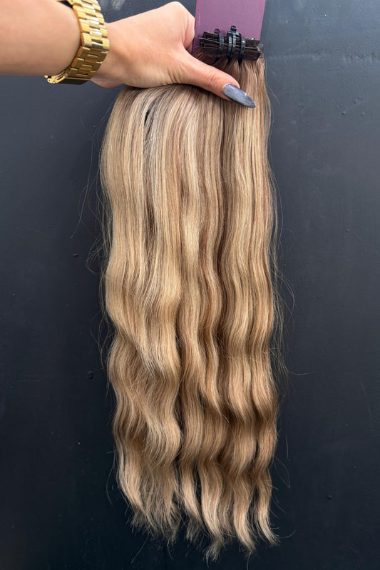 PRE-BONDED COLORED SLAVIC SLIGHT WAVE 51cm : 62g