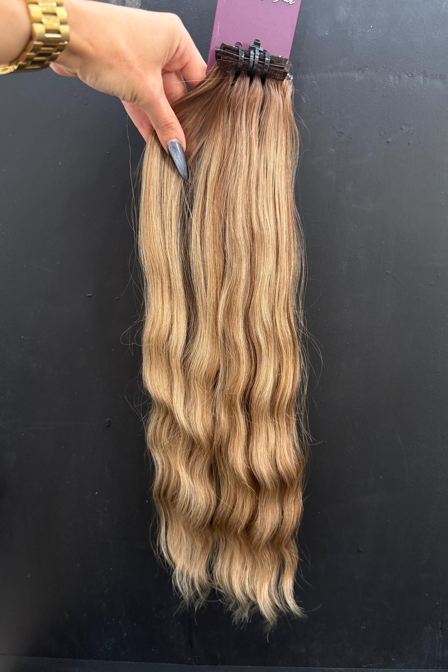 PRE-BONDED COLORED SLAVIC SLIGHT WAVE 51cm : 62g