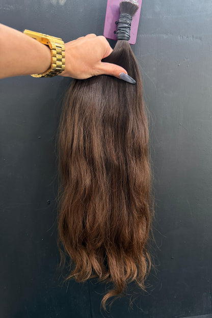 BULK VIRGIN SLAVIC STRAIGHT SLIGHT WAVE 54cm : 112g