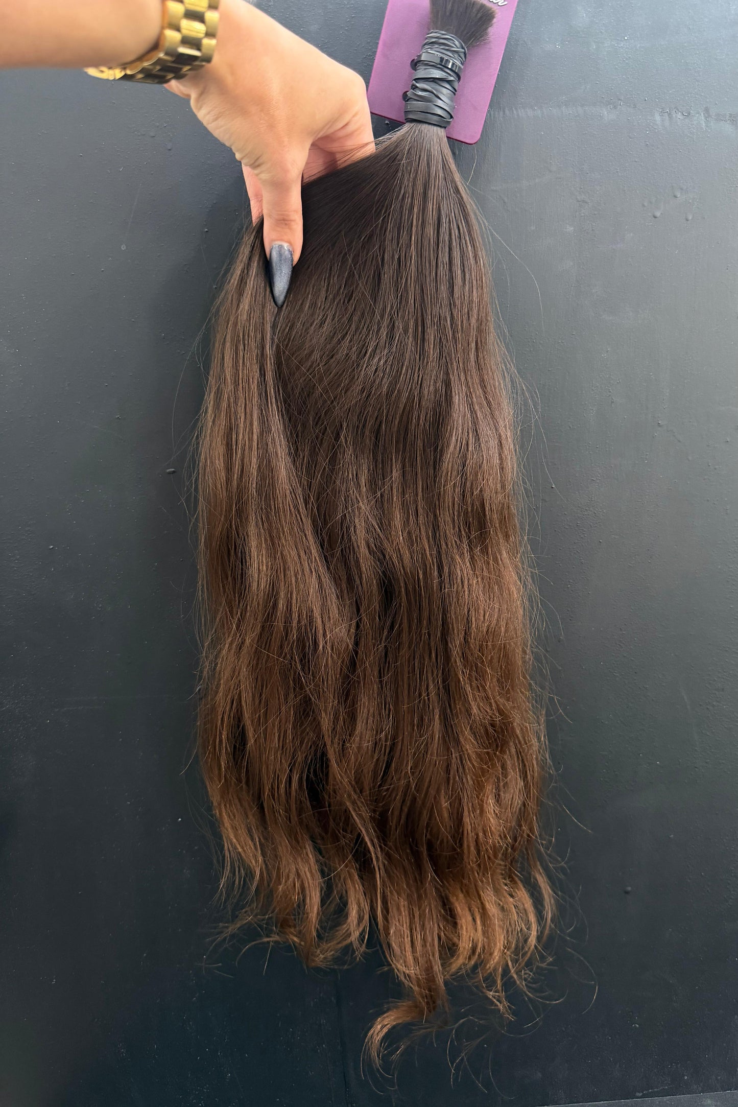 BULK VIRGIN SLAVIC STRAIGHT SLIGHT WAVE 54cm : 112g