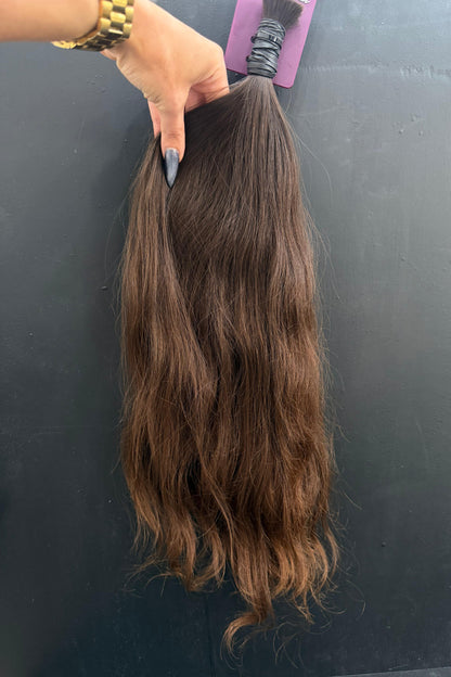 BULK VIRGIN SLAVIC STRAIGHT SLIGHT WAVE 54cm : 112g
