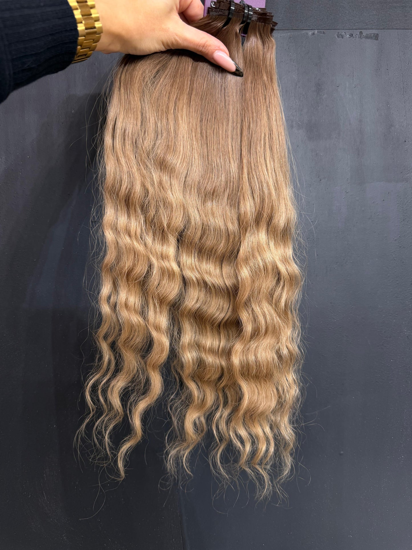 PRE-BONDED COLORED SLAVIC DEEP WAVE 44cm : 57g