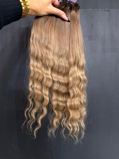 PRE-BONDED COLORED SLAVIC DEEP WAVE 44cm : 57g
