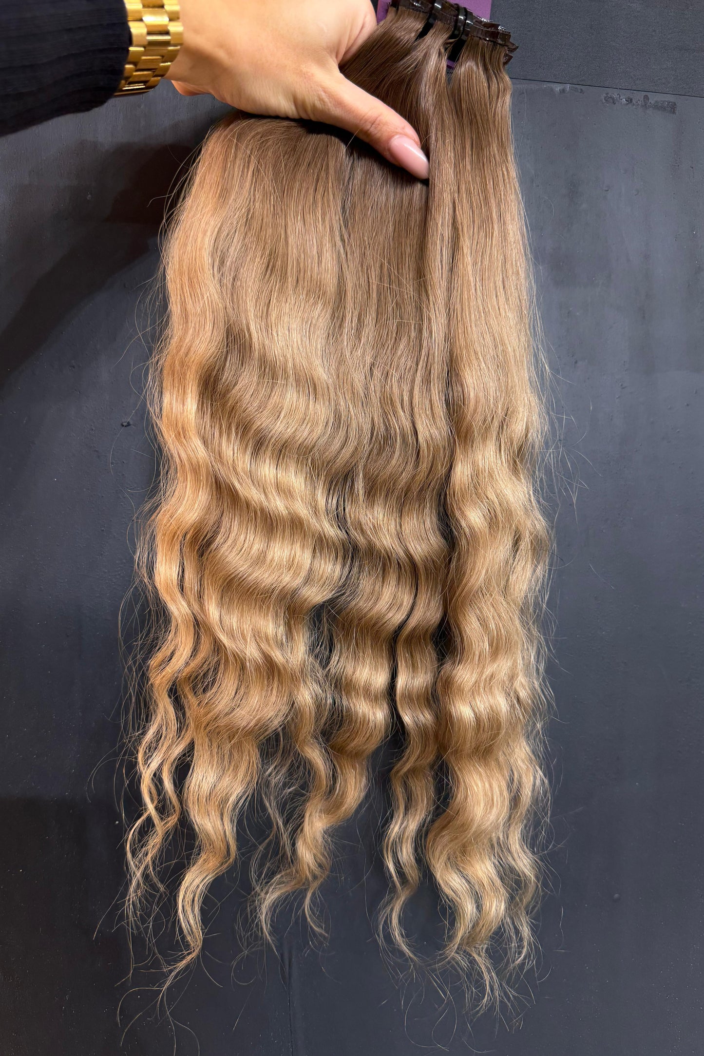 PRE-BONDED COLORED SLAVIC DEEP WAVE 44cm : 57g