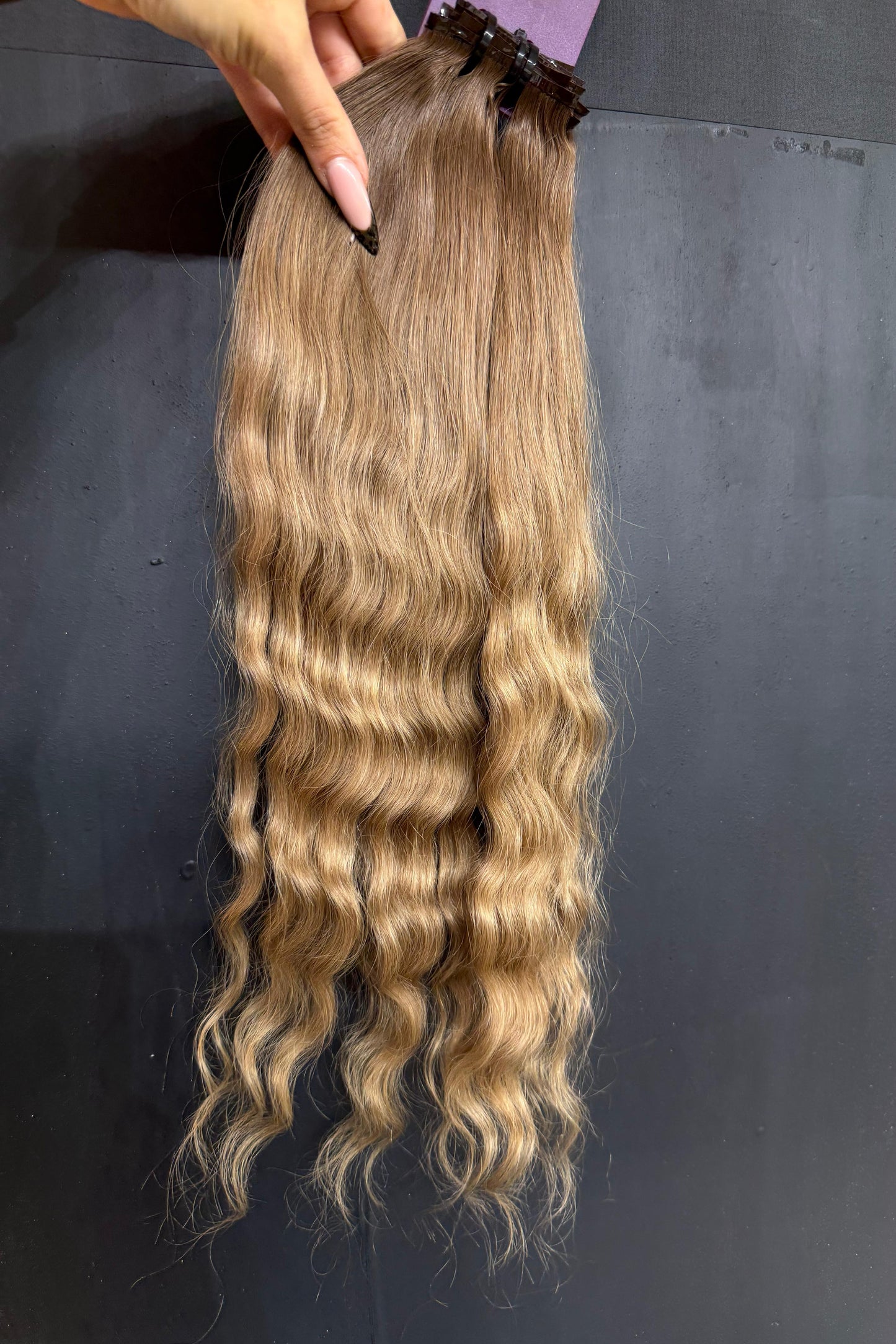 PRE-BONDED COLORED SLAVIC DEEP WAVE 44cm : 57g