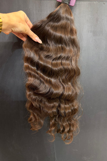 BULK VIRGIN SLAVIC CURLY 52cm : 142g