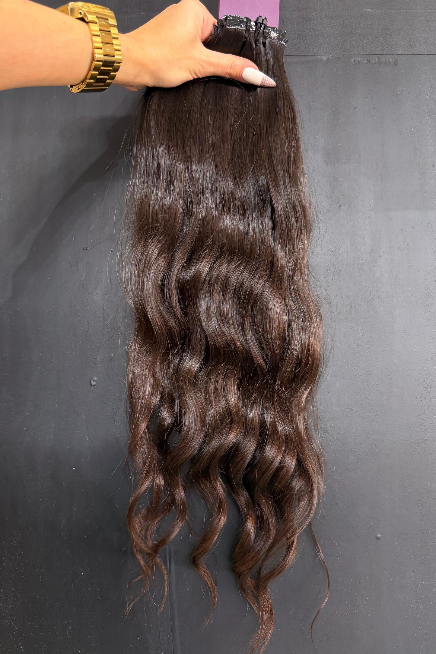 PRE-BONDED VIRGIN SLAVIC NATURAL WAVE 53cm : 90g
