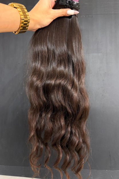 PRE-BONDED VIRGIN SLAVIC NATURAL WAVE 53cm : 90g