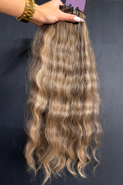 PRE-BONDED COLORED SLAVIC DEEP WAVE 49cm : 80g