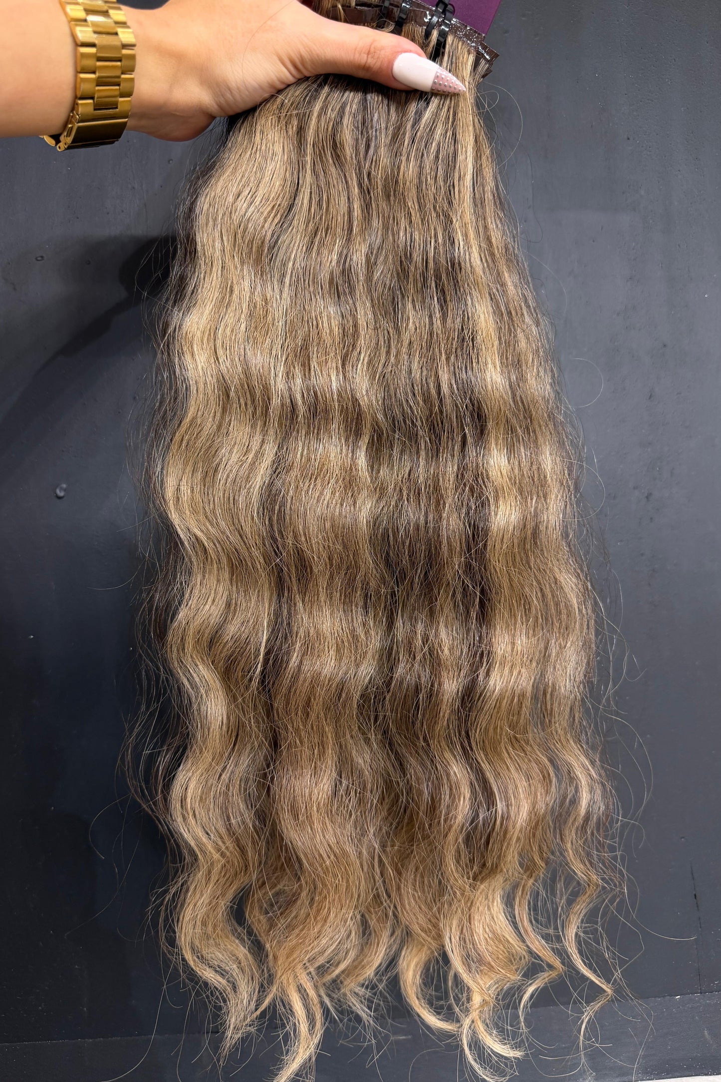 PRE-BONDED COLORED SLAVIC DEEP WAVE 49cm : 80g