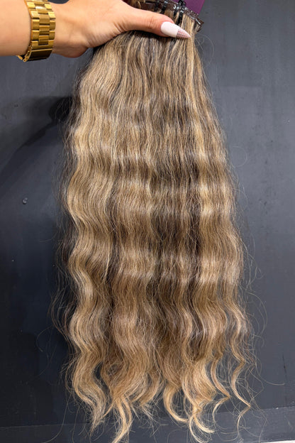 PRE-BONDED COLORED SLAVIC DEEP WAVE 49cm : 80g