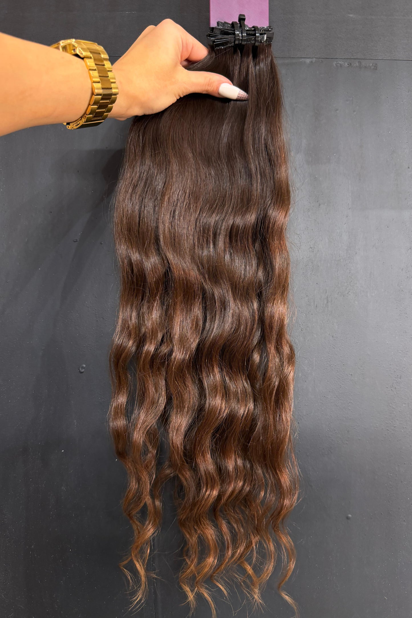 PRE-BONDED VIRGIN SLAVIC WAVY 50cm : 79g
