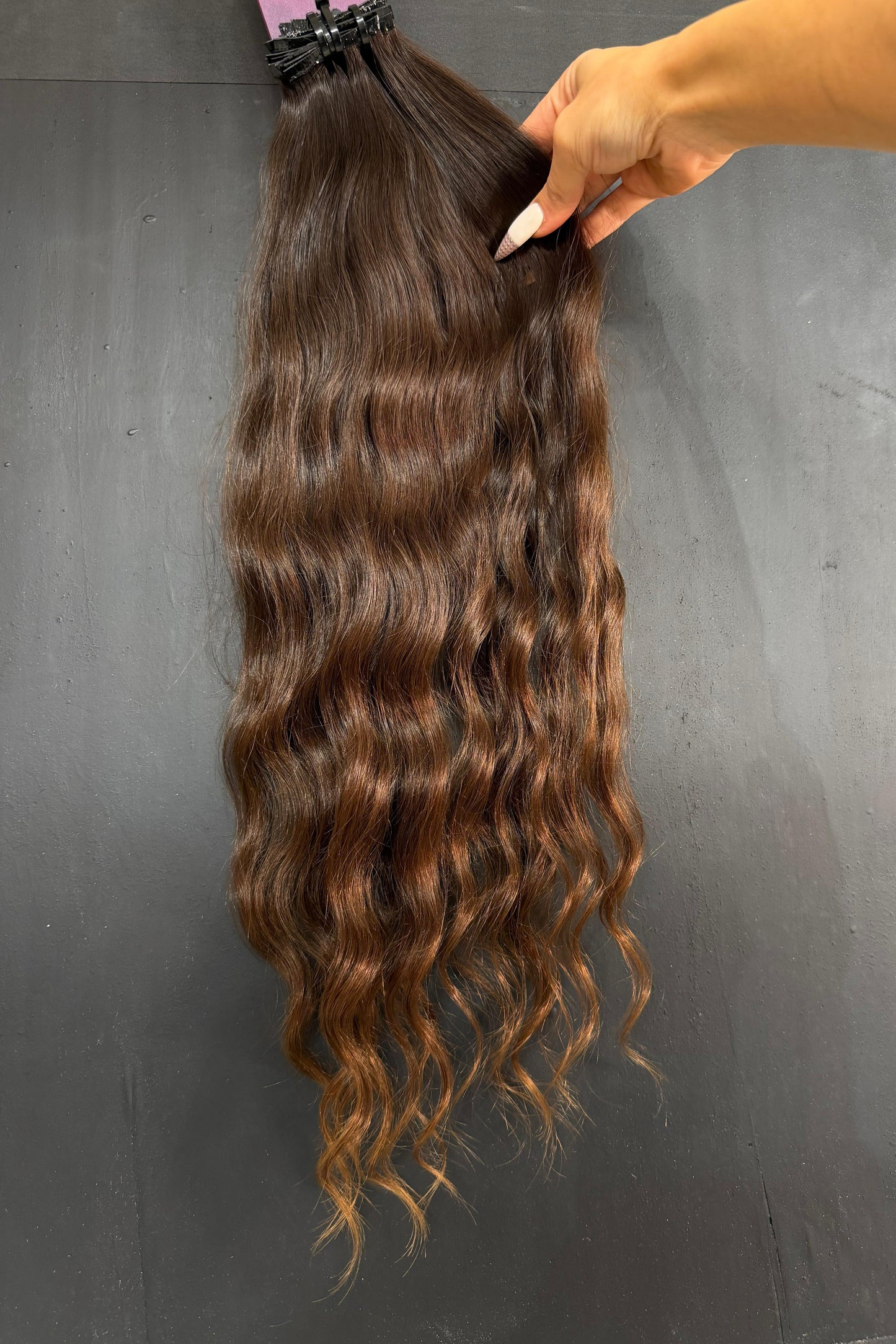 PRE-BONDED VIRGIN SLAVIC WAVY 50cm : 79g