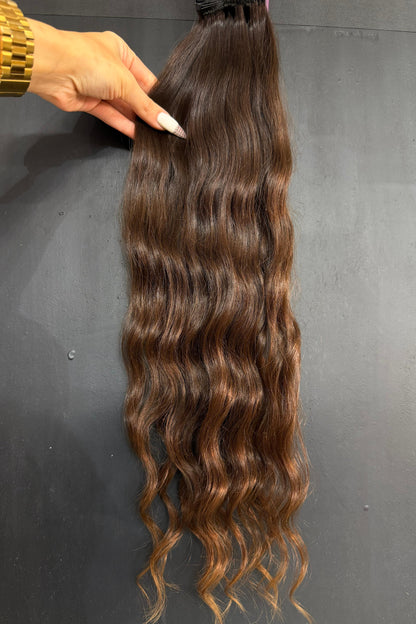 PRE-BONDED VIRGIN SLAVIC WAVY 50cm : 79g