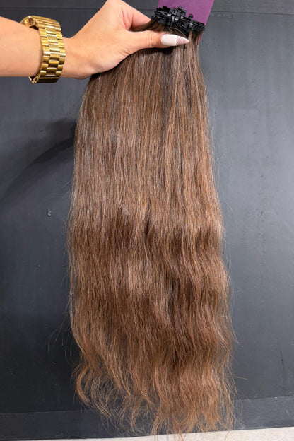 PRE-BONDED VIRGIN SLAVIC NATURAL WAVE 51cm : 61g